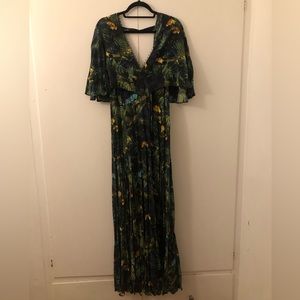 H&M tropical maxi dress Size 12